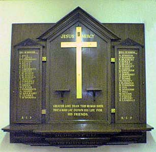 St Gregory's Roll Of Honour