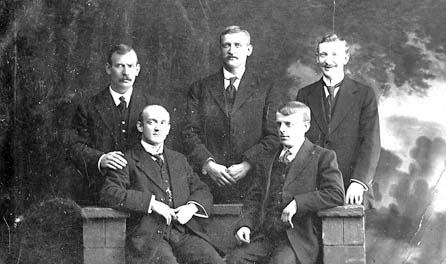 John, Arthur, George, James Henry & Edward (William Hardy emigrated to America)