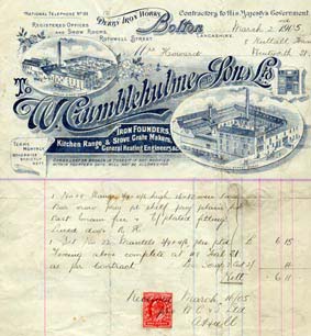 1905 Invoice