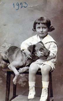 George and friend in 1923