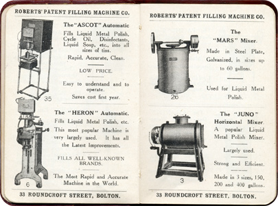 Roberts' Patent Filling Machines