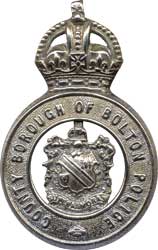 Bolton Police Badge