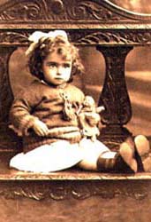 Trudy aged three