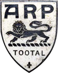 Tootal ARP lapel badge